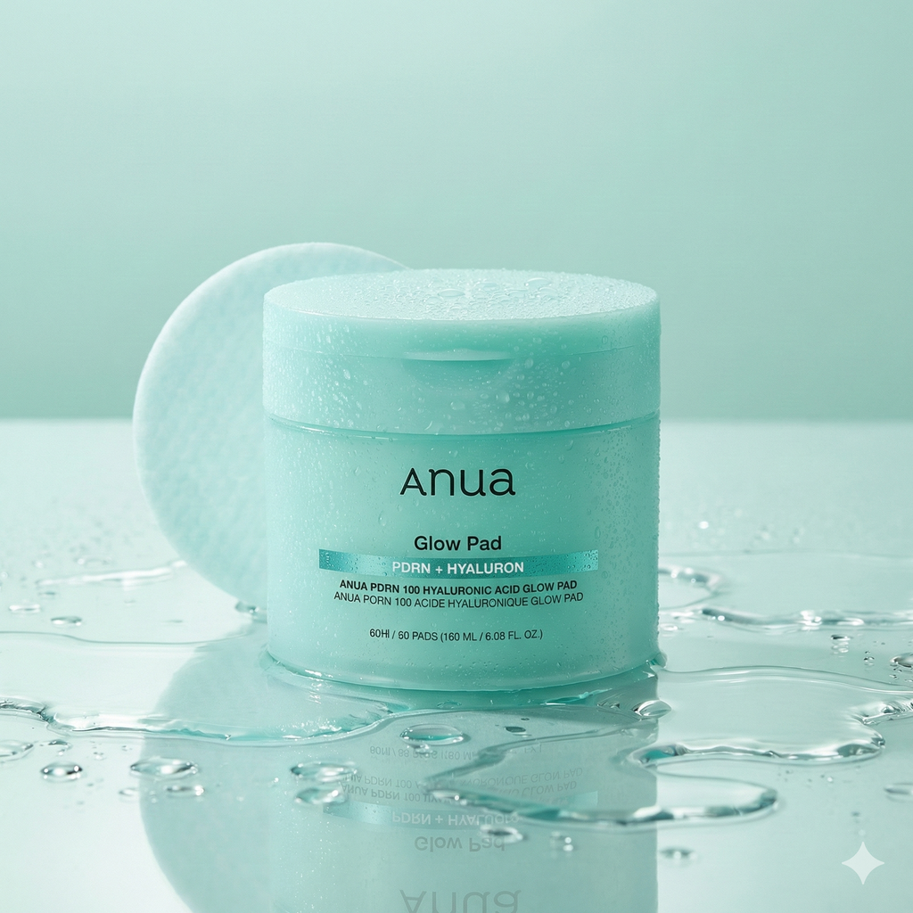 Anua – PDRN 100 Hyaluronic Acid Glow Pad, 60pcs