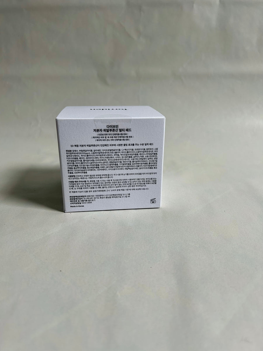DIVE IN - Disques tonifiants et apaisant à l'acide hyaluronique 80 patch) (160ML)