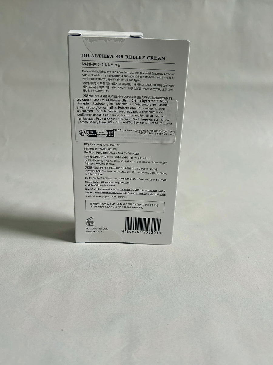 Dr Althea - 345 RELIEF CREAM (50ml)