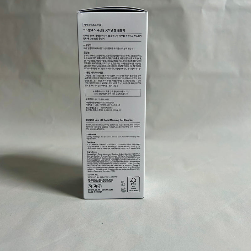 COSRX Low pH Good Morning Gel Cleanser 150ml – Nettoyant doux pH faible