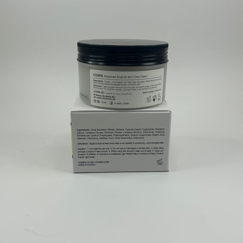 COSRX Advanced Snail 92 All In One Crème (100ML)
