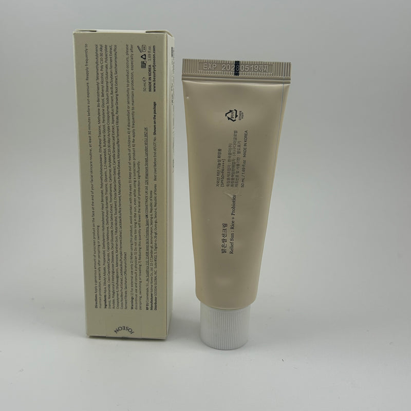 Beauty of Joseon – Relief Sun Rice + Probiotics SPF 50+ (50 ml)