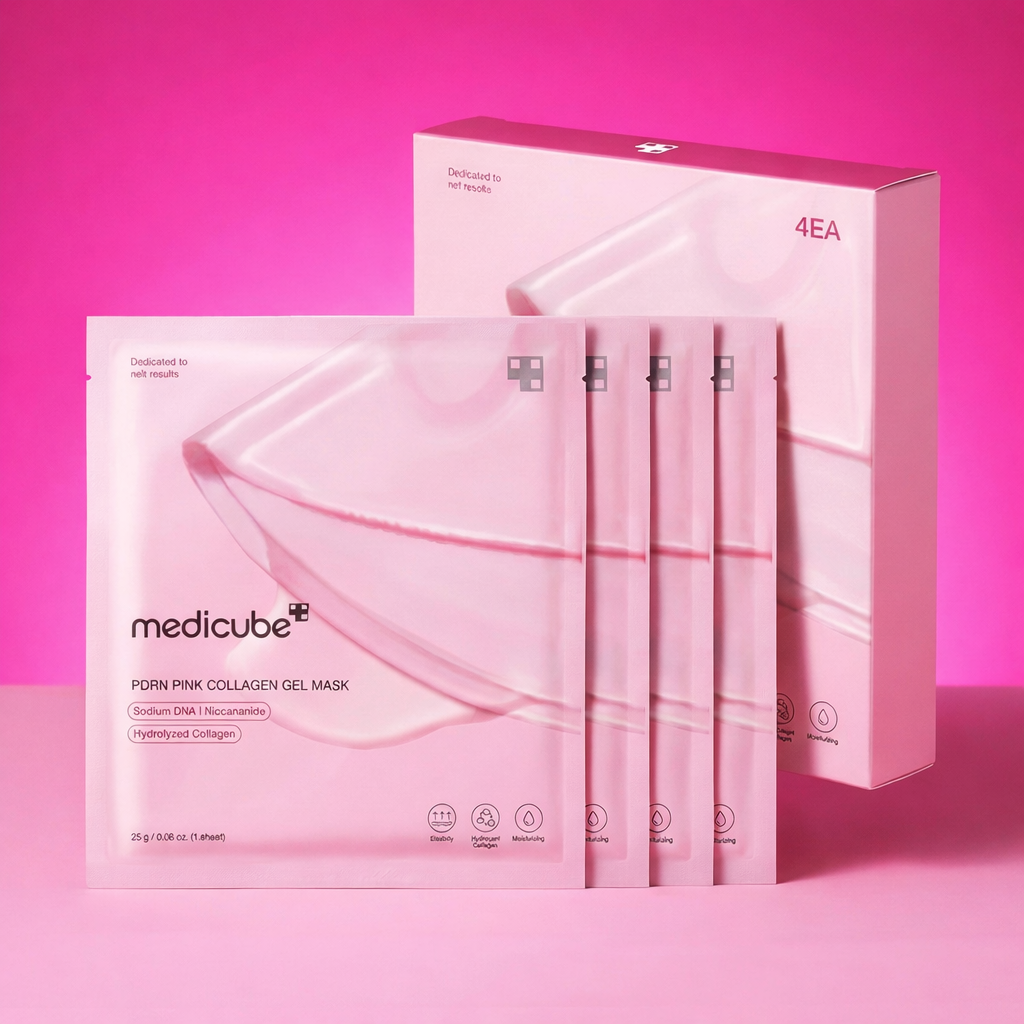 Medicube – Pink Collagen Gel Mask (4 pieces * 28g)