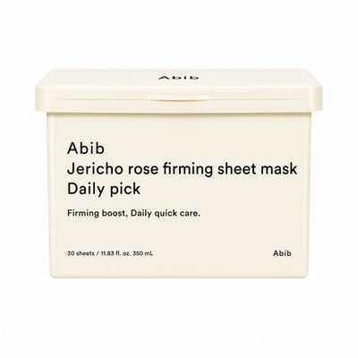 Abib – Jericho Rose Firming Sheet Mask Daily Pick, 30 sheets