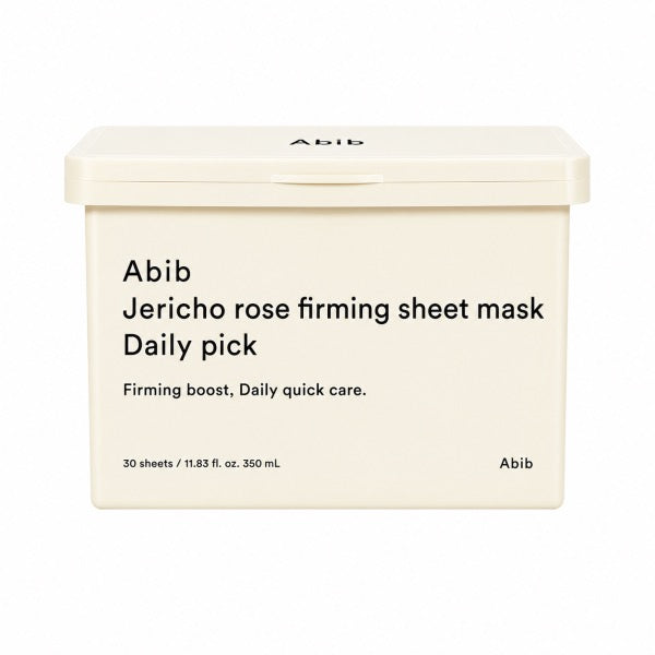 Abib – Jericho Rose Firming Sheet Mask Daily Pick, 30 sheets