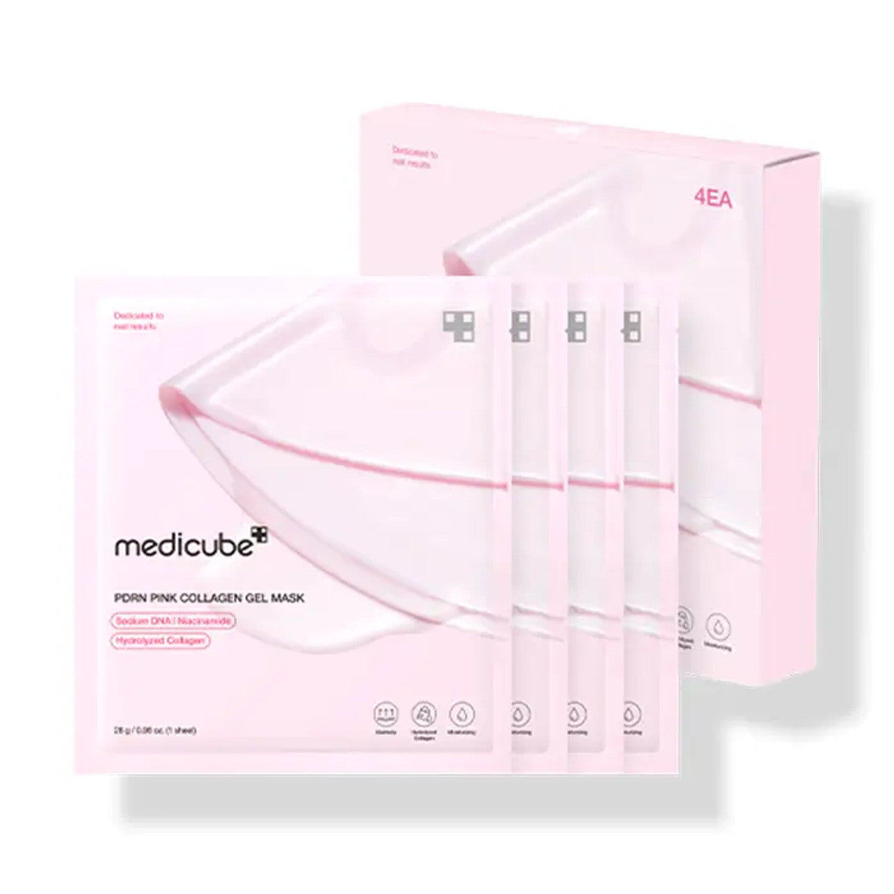 Medicube – Pink Collagen Gel Mask (4 pieces * 28g)