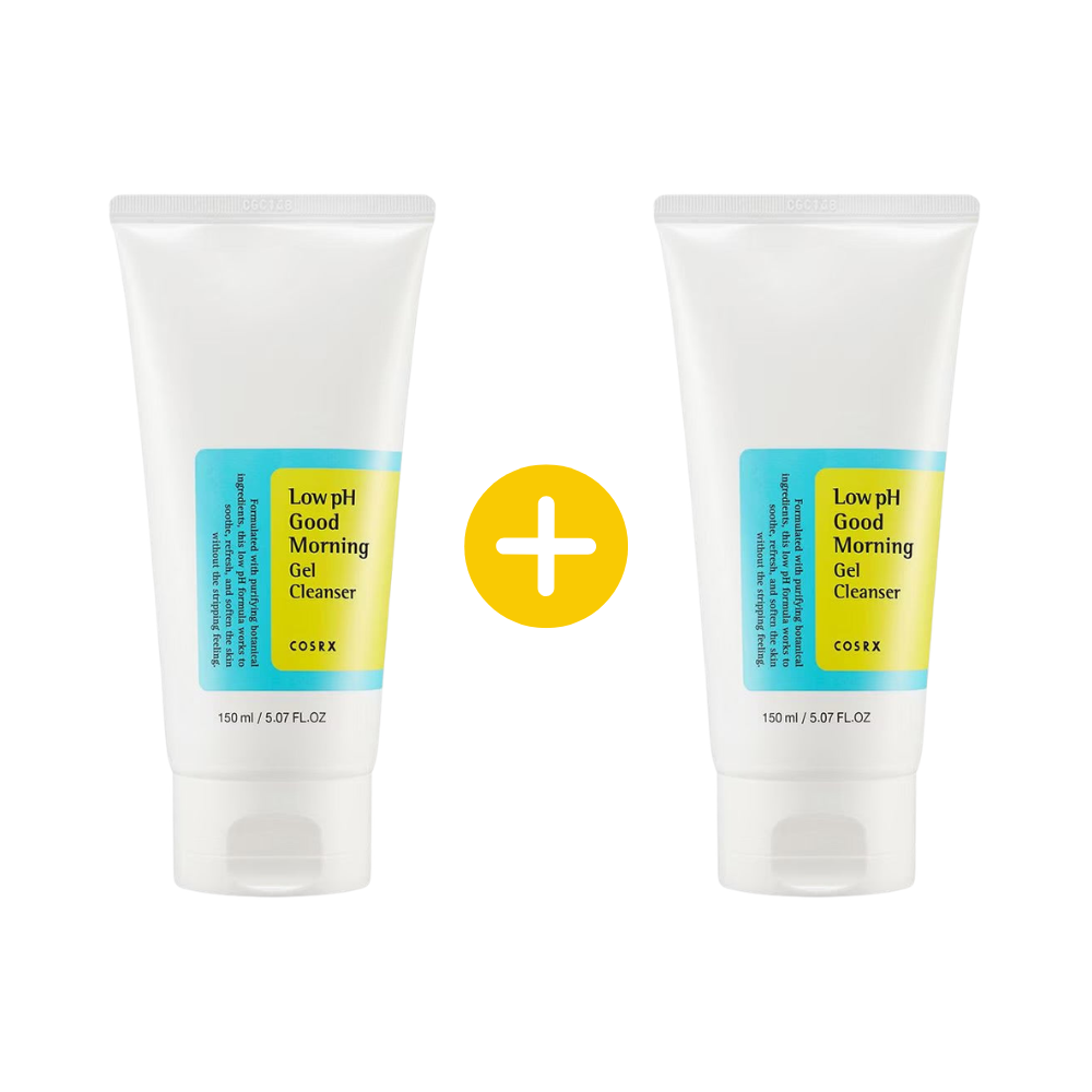COSRX Low pH Good Morning Gel Cleanser 150ml - FORMAT Duo