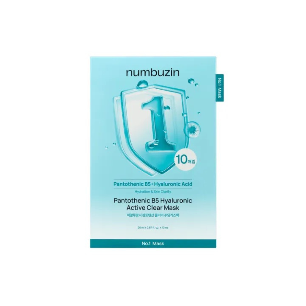 Numbuzin - No.1 Pantothenic B5 Hyaluronic Active Clear Mask, 26ml